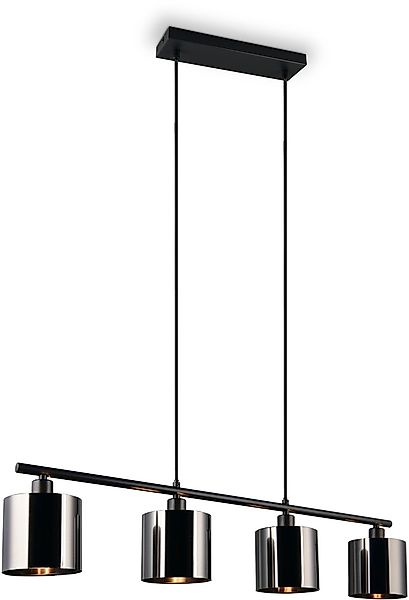 REALITY Leuchten Pendelleuchte »JASON, Hängelampe Höhe bis 150cm, exkl 4x E günstig online kaufen