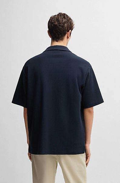BOSS ORANGE Kurzarmshirt "Pe" mit Ton-in-Ton Logo günstig online kaufen