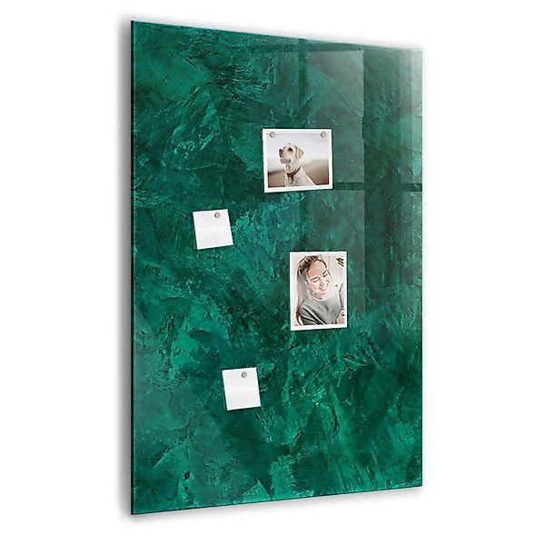 Tulup Magnetische Glastafel Smaragdblock 70x100 cm Magnettafel Mit Marker B günstig online kaufen