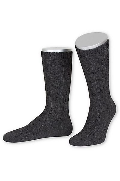 Lusana Trachtensocken Trachtensocken - L5697 - anthrazit, bordeaux, jägerol günstig online kaufen