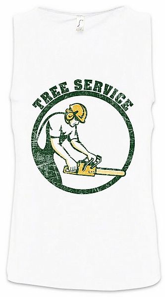 Urban Backwoods Tanktop Tree Service V Ärmelloses T-Shirt Holzfäller Axt Wa günstig online kaufen