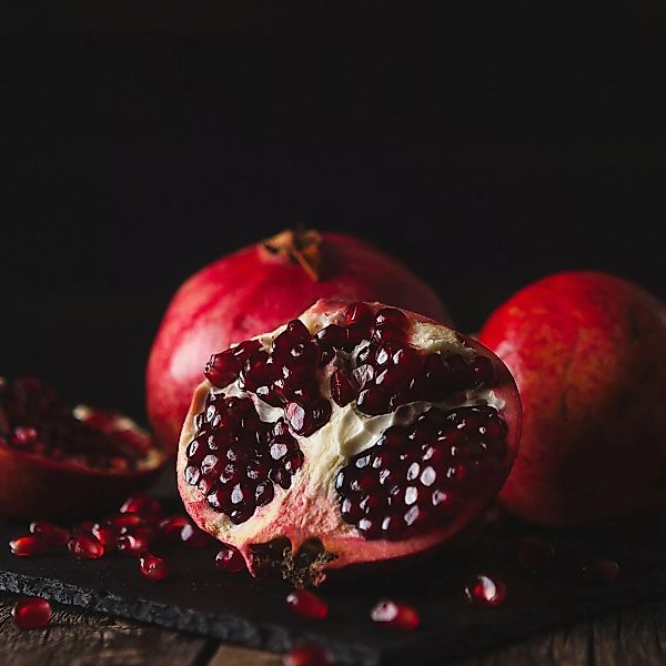 Glasbild Pomegranate 20 cm x 20 cm günstig online kaufen