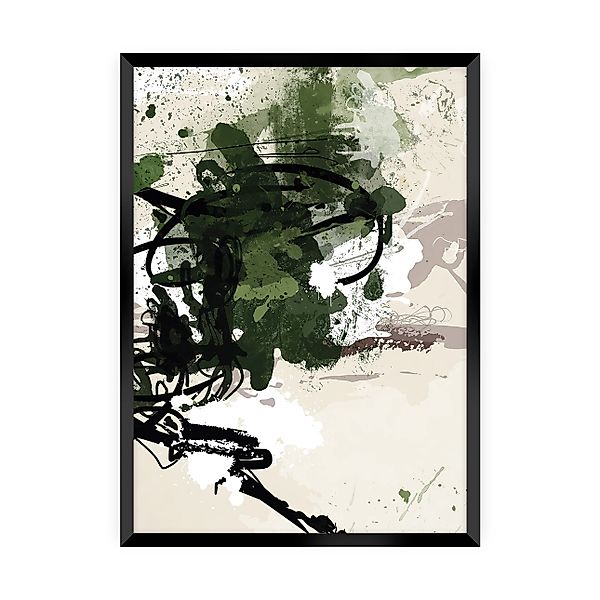 Poster Abstract II, 50 x 70 cm , Rahmen wählen: schwarz günstig online kaufen