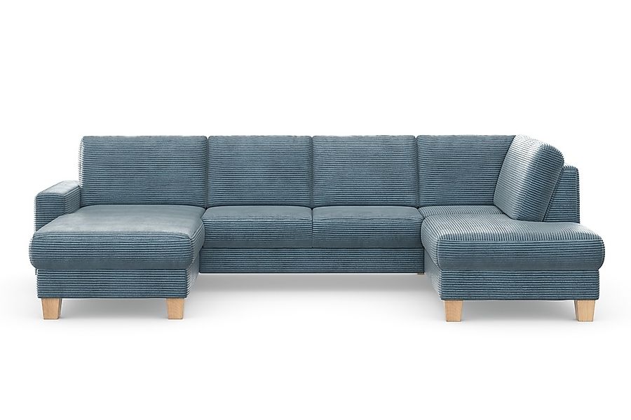 Home affaire Wohnlandschaft "Summer U-Form", mit oder ohne Bettfunktion und günstig online kaufen
