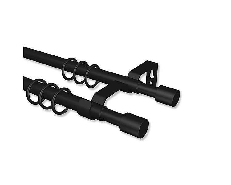 INTERDECO Gardinenstange Hera Livo, 2-läufig, Ø 16/13 mm, Wandmontage, ausz günstig online kaufen