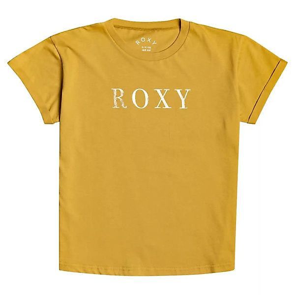Roxy Epic Af Word Kurzärmeliges T-shirt 2XS Mineral Yellow günstig online kaufen