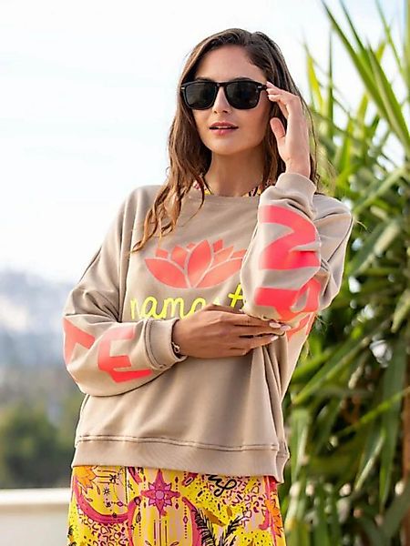 Miss Goodlife Sweatshirt Sweater Roundneck Namaste Sand günstig online kaufen