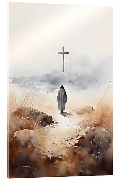 Posterlounge Wandbild Jesus und das Kreuz, günstig online kaufen