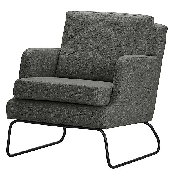 home24 Norrwood Sessel Kopu I Grau Webstoff 69x74x80 cm (BxHxT) günstig online kaufen