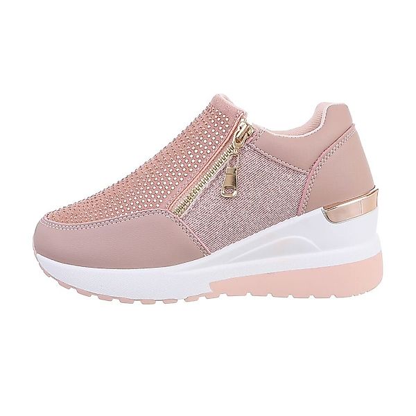 Ital-Design Damen Low-Top Freizeit Sneaker Keilabsatz/Wedge günstig online kaufen