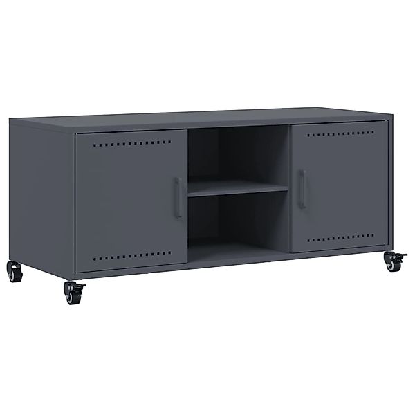 vidaXL TV-Schrank Anthrazit 100,5x39x43,5 cm Stahl 846664 günstig online kaufen