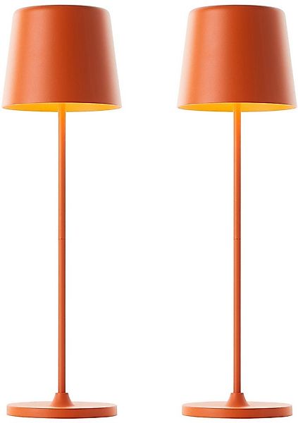 Brilliant LED Tischleuchte Kaami - mobile LED Außen Akku Tischlampe 2er-Set günstig online kaufen