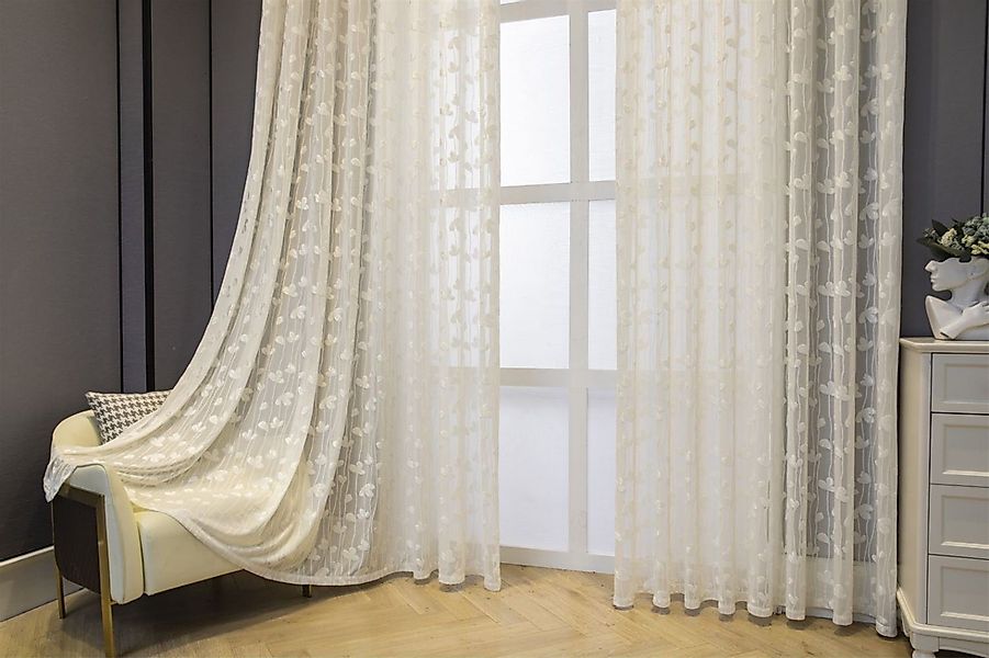 BYSURE Gardine, Ösen (2 St), halbtransparent, günstig online kaufen