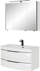 Saphir Badmöbel-Set Serie 7045 2-teilig Mineralmarmor-Waschtisch günstig online kaufen