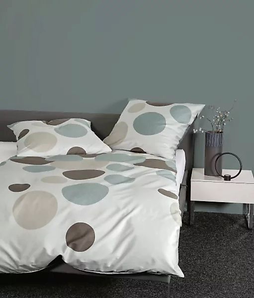 Janine Janine Mako-Satin Bettwäsche moments 98115 mondstrahl Größe:  135x20 günstig online kaufen