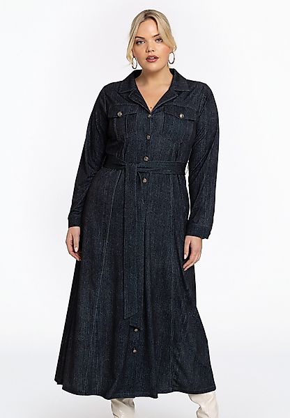 YOEK A-Linien-Kleid Damen Kleid mit Langarm günstig online kaufen