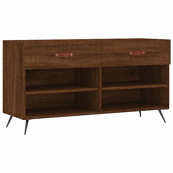 vidaXL Schuhbank Braun Eichen-Optik 102x35x55 cm Holzwerkstoff 829715 günstig online kaufen