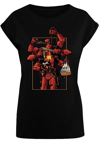 ABSOLUTE CULT T-Shirt "ABSOLUTE CULT Damen Ladies Deadpool - Six Ways To T- günstig online kaufen
