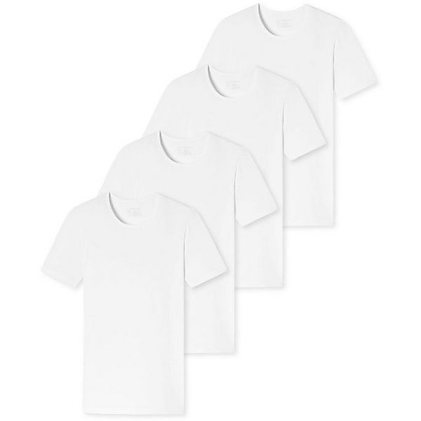 Schiesser T-Shirt 95/5 Organic Cotton (4-tlg) günstig online kaufen