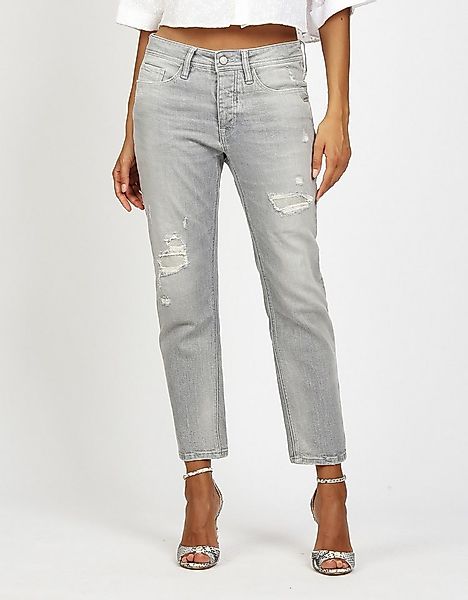 GANG Gerade Jeans 94NICA - Damen Boyfriend Jeans - Cropped Denim - Verkürzt günstig online kaufen