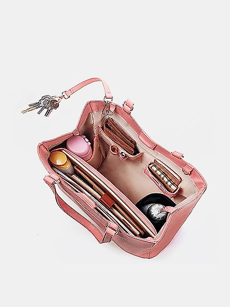 QUEENIE Damen Lässige Handtasche Solid Shopping Umhängetasche günstig online kaufen