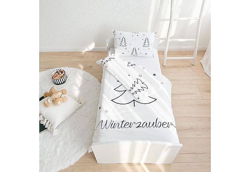 MTOnlinehandel Kinderbettwäsche Weihnachten "Winterzauber" Babybettwäsche m günstig online kaufen