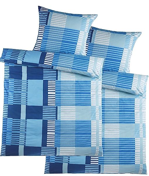 KH-Haushaltshandel Bettwäsche Biber Winter Bettwäsche 2x(135 x 200 + 80x80 günstig online kaufen