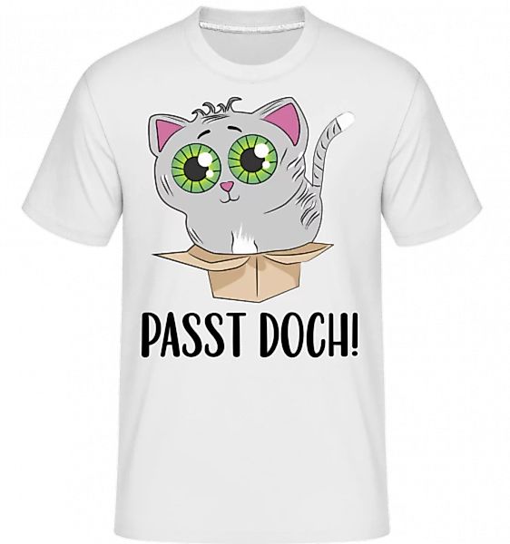 Katze Im Karton – Passt Doch · Shirtinator Männer T-Shirt günstig online kaufen