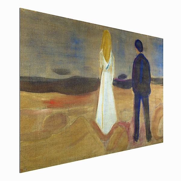 Alu-Dibond Bild - Querformat 3:2 Edvard Munch - Zwei Menschen günstig online kaufen