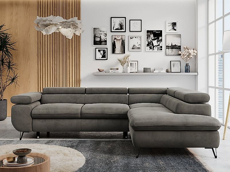 MKS MÖBEL Ecksofa PETER L, Set, Ecksofa L-form, HR35-Schaum, Wellenfederker günstig online kaufen