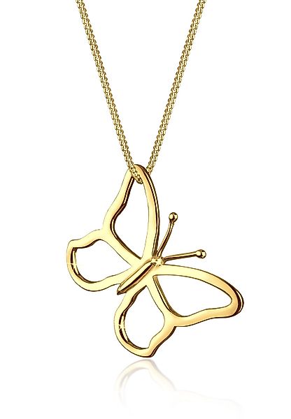 Elli Kette mit Anhänger Schmetterling Anänger günstig online kaufen