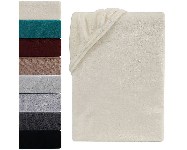 Visaggio Spannbettlaken Cashmere Touch Winter Spannbetttuch Super Soft Bett günstig online kaufen