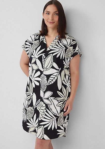 s.Oliver Minikleid Kleid Blusenkleid aus Leinenmix mit Eingrifftaschen günstig online kaufen