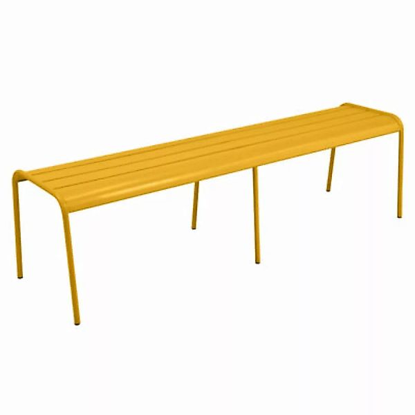 Bank Monceau XL metall gelb / L 160 cm - 3- bis 4-Sitzer - Fermob - günstig online kaufen