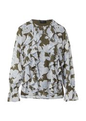 s.Oliver Langarmbluse Bluse Chiffonbluse mit Volants günstig online kaufen