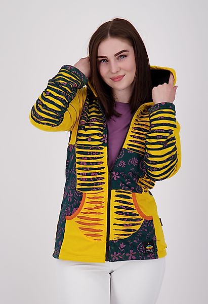 ankerglut Kapuzenfleecejacke Multicolor ANKERGLUT #nepalliebe FLOWER günstig online kaufen
