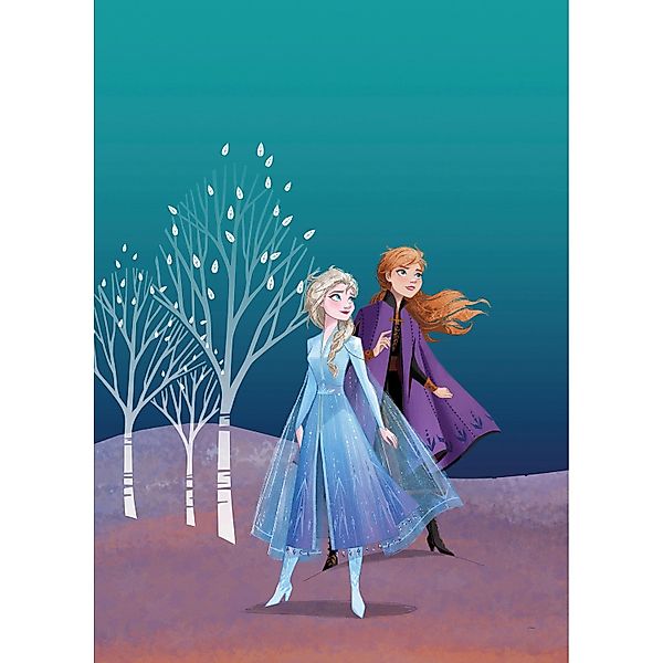 Komar Bild "Frozen Sisters" Disney 1 Stk. tlg. Wandbild zur Dekoration im K günstig online kaufen