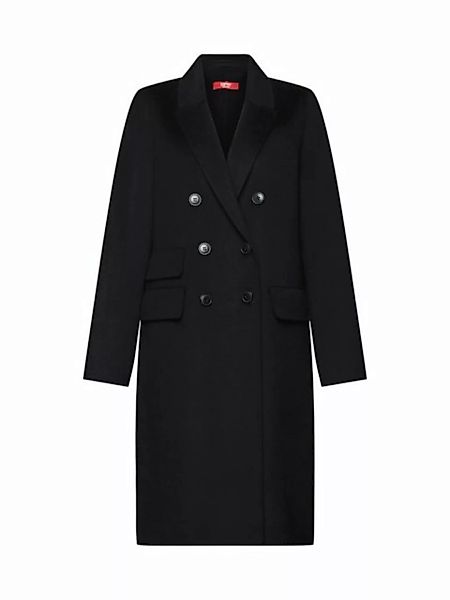Esprit Collection Wollmantel Doppelreihiger Mantel aus Wollmix günstig online kaufen