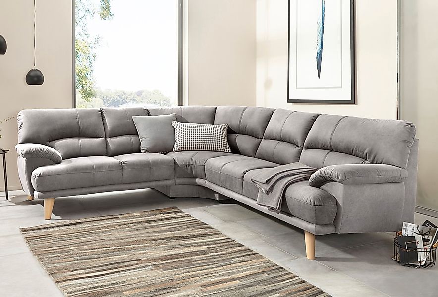 TRENDMANUFAKTUR Polsterecke »Cecilia, italienisches Designsprache, modern u günstig online kaufen