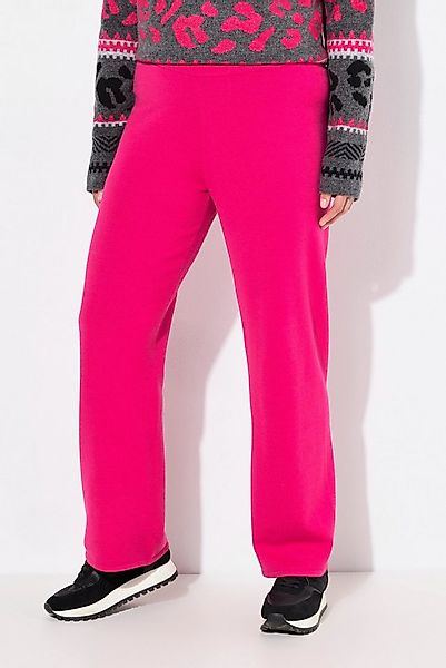 Ulla Popken Schlupfhose Strickhose weites Bein Elastikbund günstig online kaufen