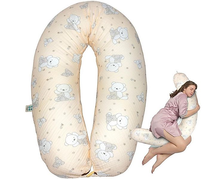 SEI Design Stillkissen Seitenschläferkissen XXL Babynest - Baby Erstausstat günstig online kaufen
