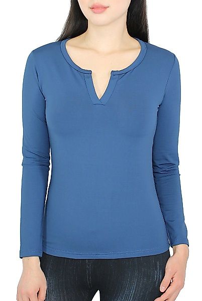 dy_mode Thermohemd Damen Thermo Langarmshirt Thermoshirt günstig online kaufen