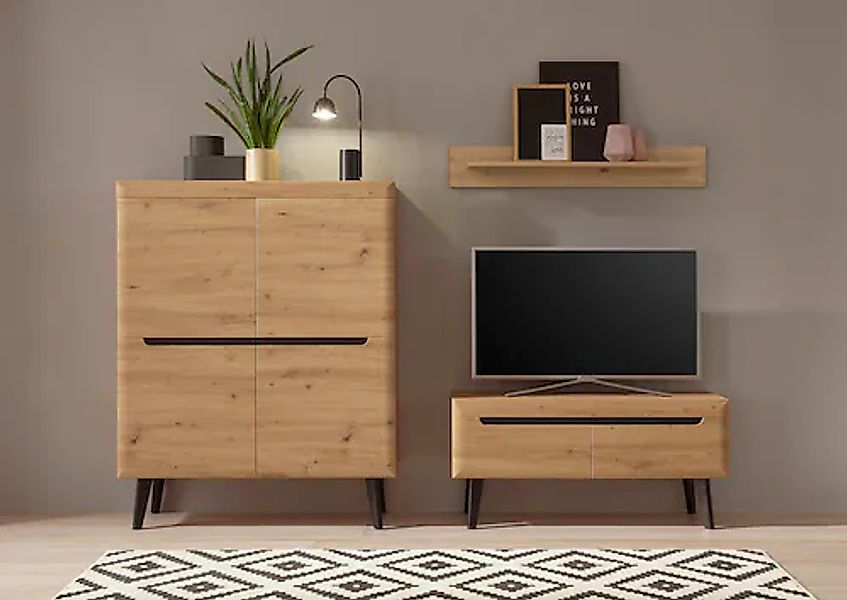 INOSIGN Wohnwand »Torge, Anbauwand, Schrankwand, Mediawand, Wohnzimmer-Set« günstig online kaufen