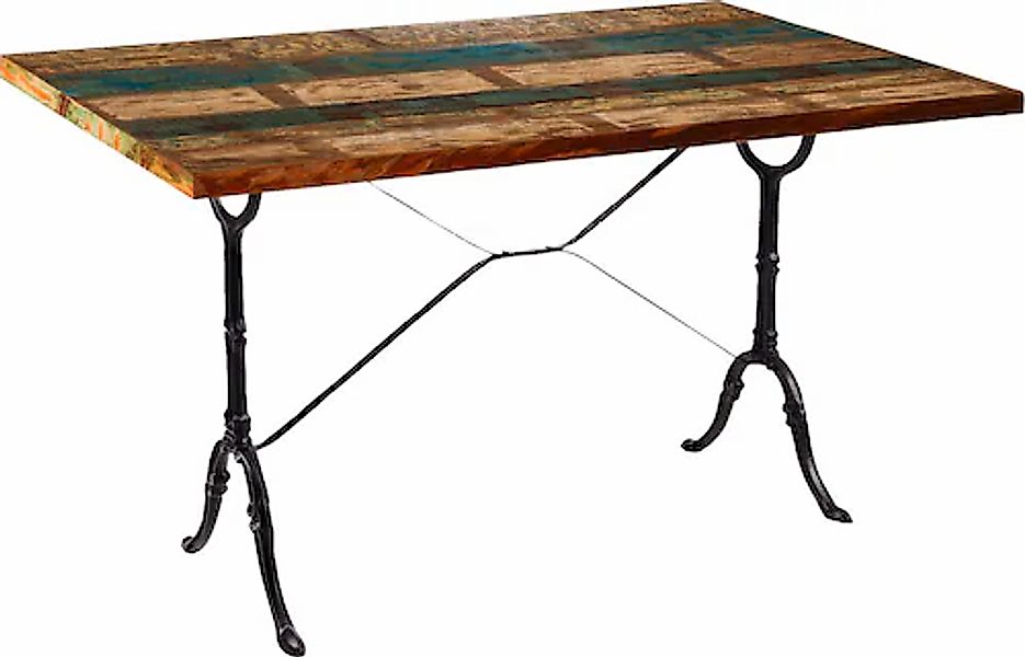 SIT Esstisch, Gusseisengestell im Bistro-Stil günstig online kaufen