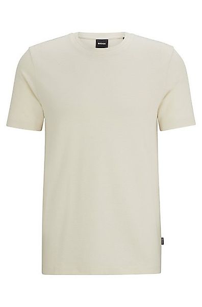 BOSS T-Shirt T-Shirt mit kreisförmiger Jacquard-Struktur günstig online kaufen