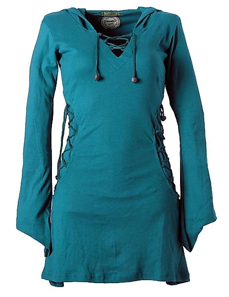 Vishes Zipfelkleid Elfenkleid mit Zipfelkapuze Bändern günstig online kaufen