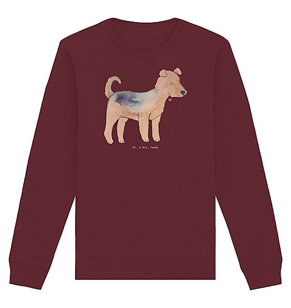 Mr. & Mrs. Panda Longpullover Größe M Airedale Terrier Moment - Burgundy - günstig online kaufen