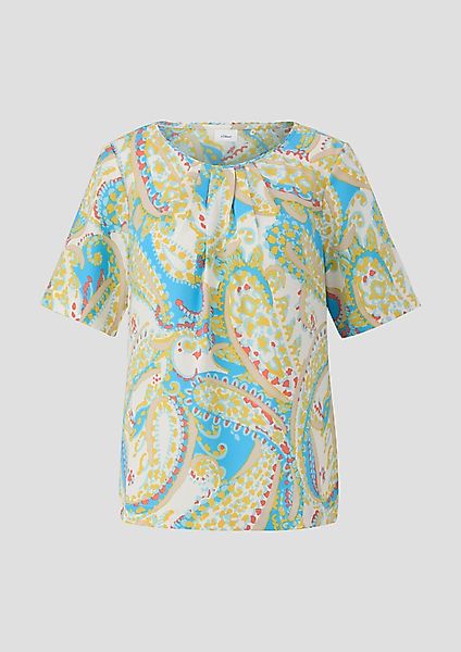 s.Oliver BLACK LABEL Kurzarmbluse Bluse mit günstig online kaufen