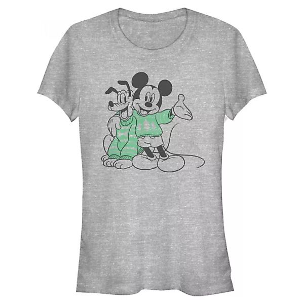 Disney Classics - Micky Maus - Micky & Pluto Sweater Pals - Frauen T-Shirt günstig online kaufen