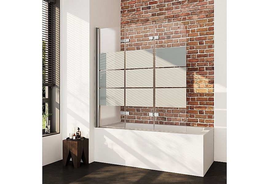 Boromal Badewannenaufsatz 140x140 130x140 120x140 3 teilig faltbar Duschwan günstig online kaufen